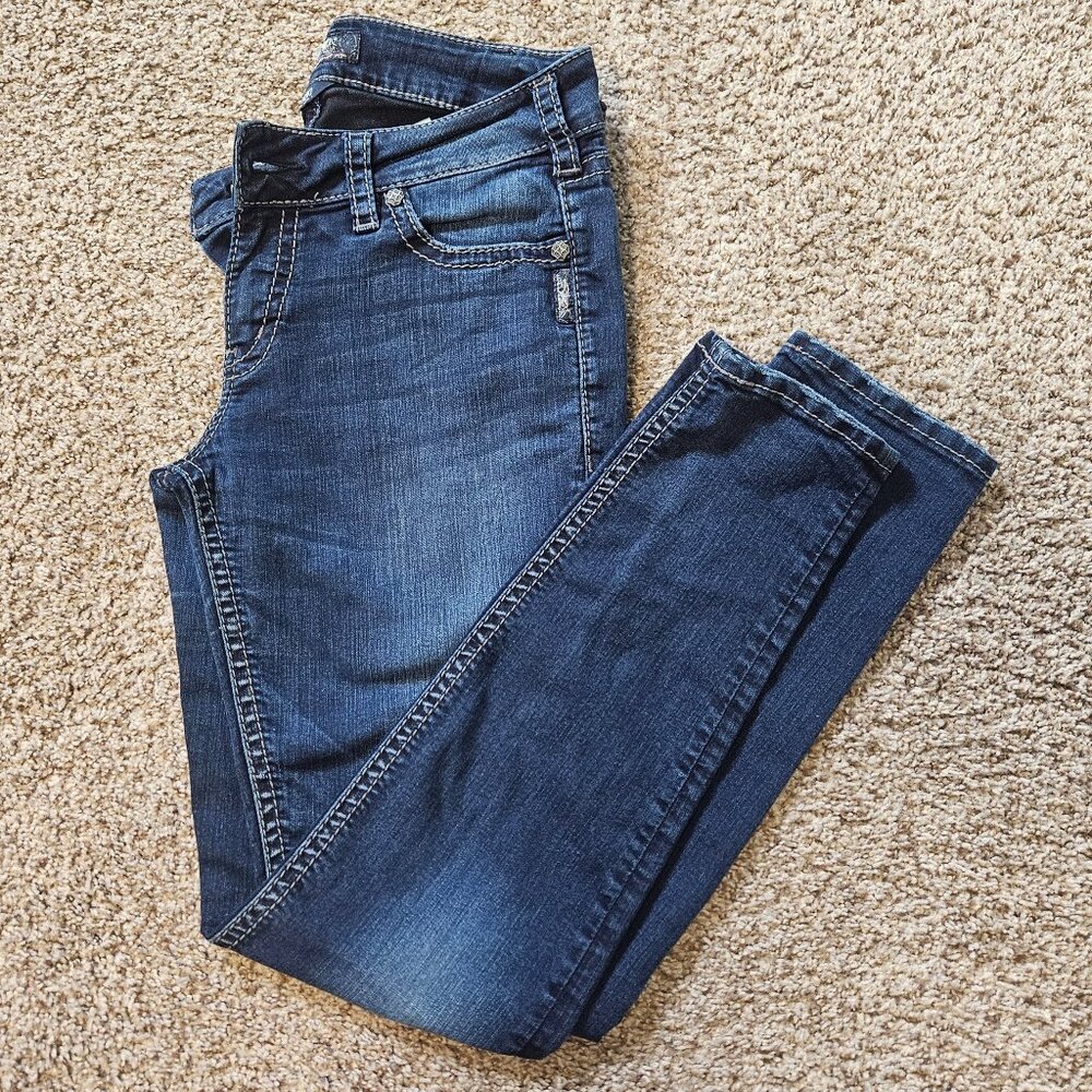 Silver Suki Mid Skinny